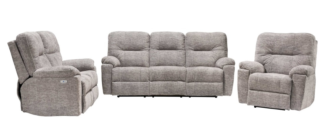 8259 - 3Pc - Power Recliner - Sofa, Loveseat and Chair in Zaftig Dove