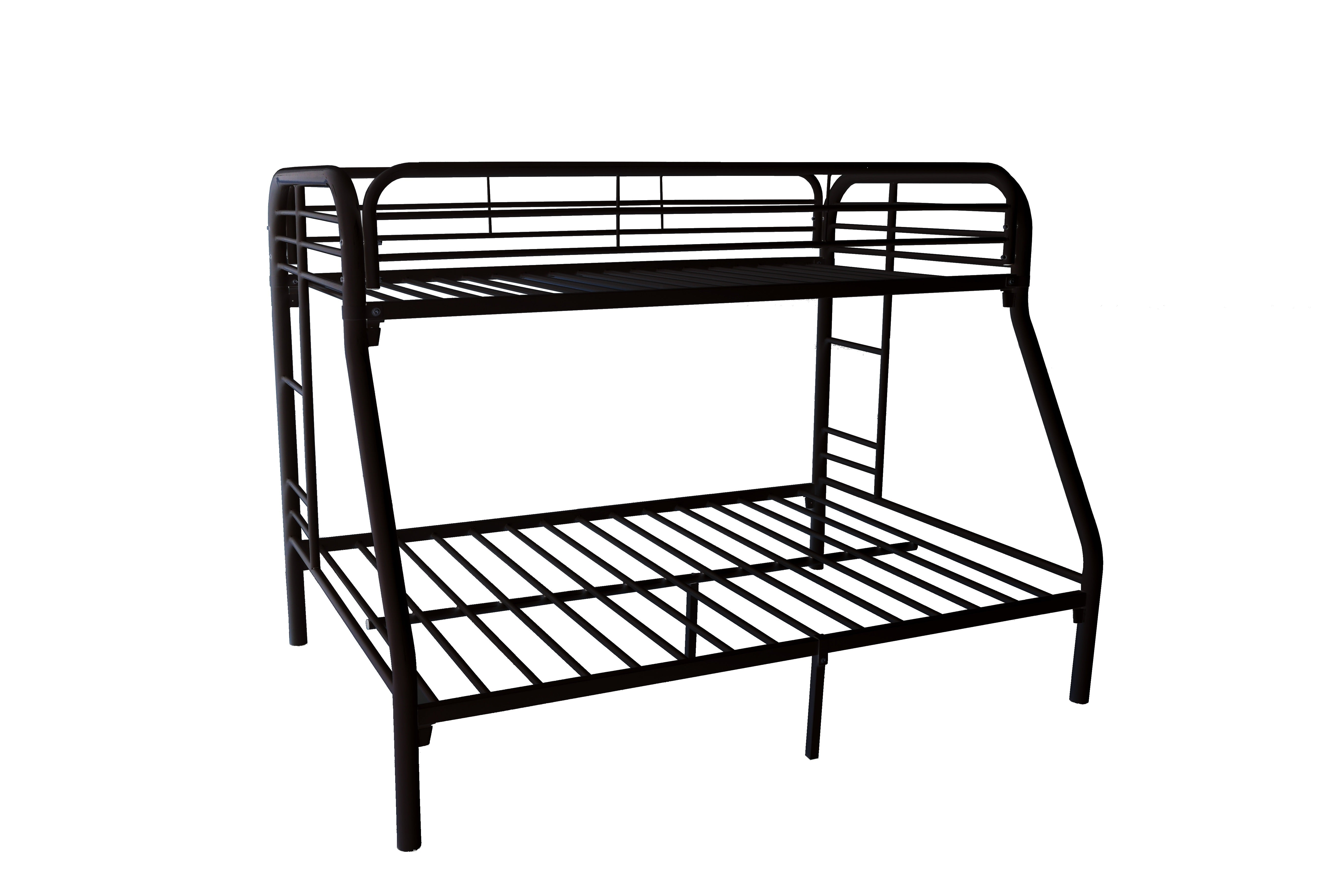 VENUS - BLACK METAL TWIN / DOUBLE BUNK BED FRAME