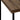 I 2853 - ACCENT TABLE - BROWN RECLAIMED WOOD-LOOK / BLACK METAL BY MONARCH SPECIALTIES INC