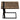 I 2853 - ACCENT TABLE - BROWN RECLAIMED WOOD-LOOK / BLACK METAL BY MONARCH SPECIALTIES INC