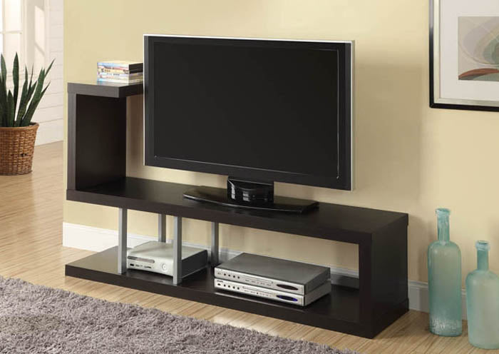 I 2550 - HOLLOW-CORE 60"L TV CONSOLE - CAPPUCCINO